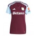 Camiseta Aston Villa Amadou Onana #24 Primera Equipación Replica 2024-25 para mujer mangas cortas